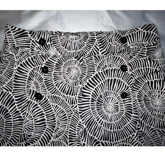 Robert Lewis Sea Shell Pattern Pants - Women's Size M - Lots of Stretch - Picture 4 of 10